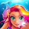 Magic Mermaid Salon - Dress up for mermaid king's royal birthday prom