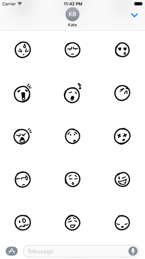Doodle Emoji Stickers(圖2)-速報App
