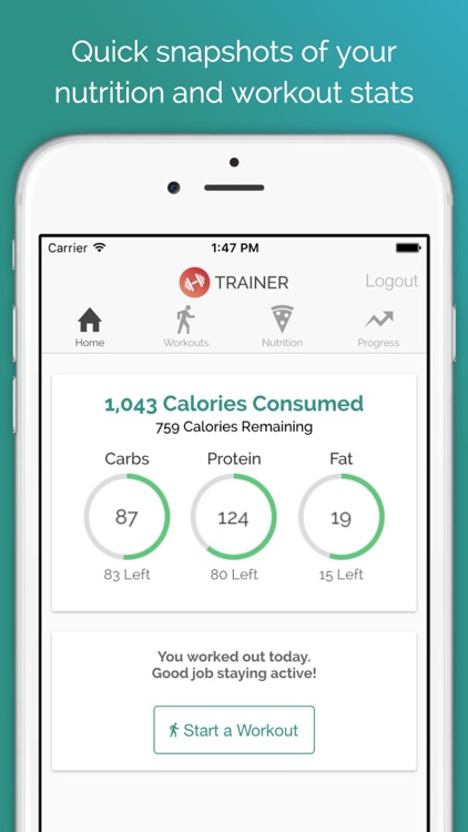 Trainer - Workout & Nutrition