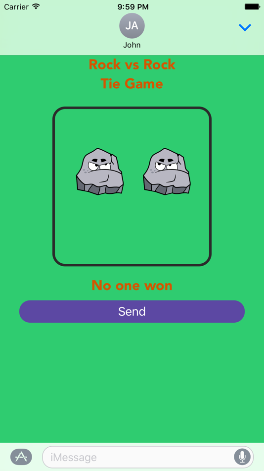 #5. Rock Paper Scissors iMessages (iOS) 由: Michael Wildermuth