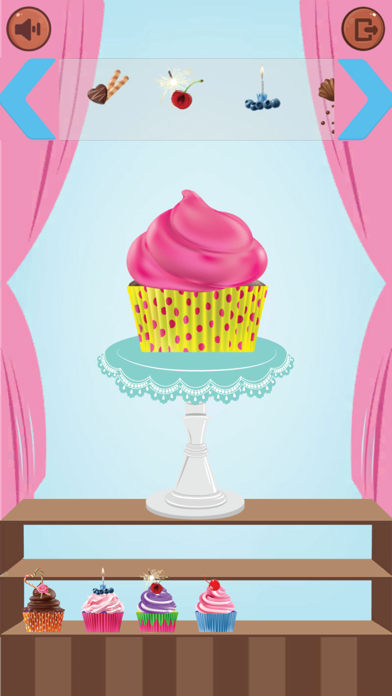 Screenshot #3 pour Cupcake Maker : decorate cakes