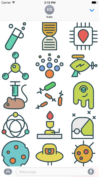 Science Stickers and Emoji - Best SciFi Images