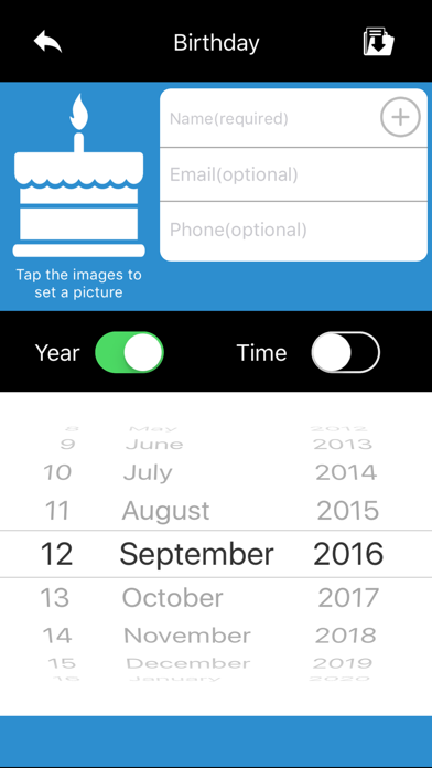Screenshot #3 pour Reminder App (Birthday,Anniversary,Event Reminder)