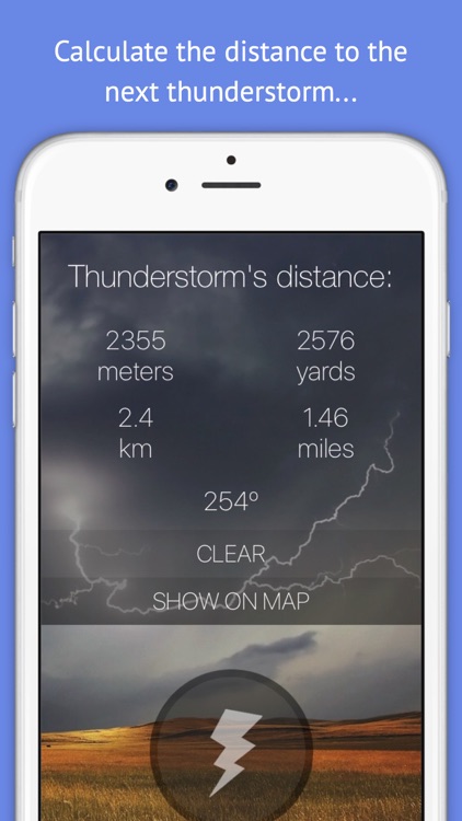Thunderstorm Location Calculator - Get Distance & Location of the next Thunderstorm!