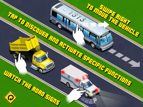 Kids Vehicles: City Trucks & Buses HD Liteのおすすめ画像2