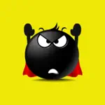 Black Emoji Sticker Pack for iMessage App Alternatives