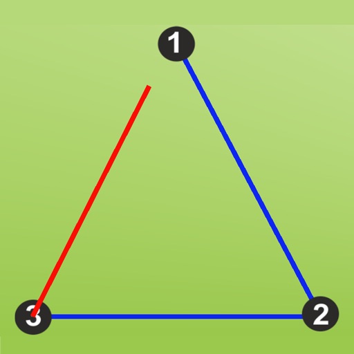 Continuous stroke figure-a even draw icon