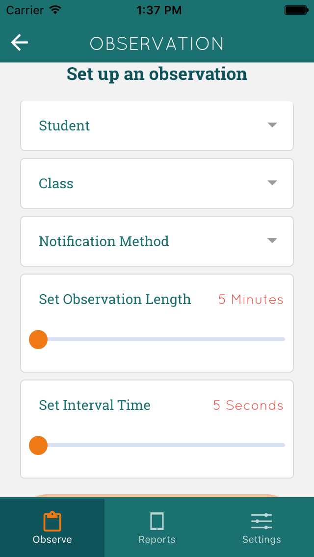 My Student Observation App