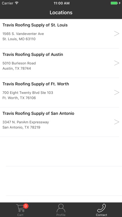 Travis Roofing Supply Mobile screenshot-3