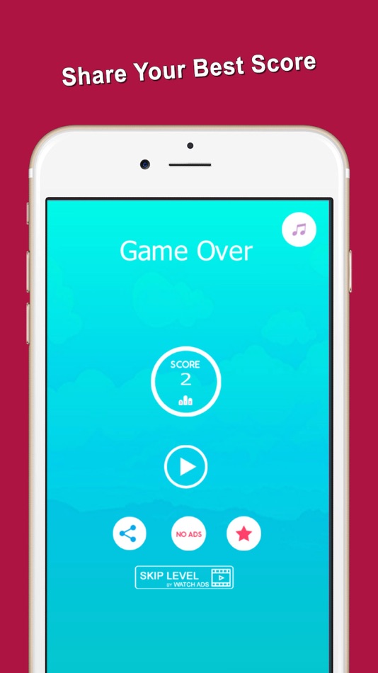 #4. Spinning Circle Red Bouncing Balls Jump (iOS) 由: Anothai Luadee