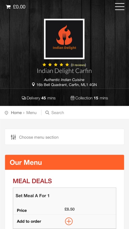 Indian Delight Carfin