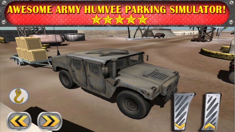 Army Humvee 3D Parking Simulator - Realistic Car Driving Test