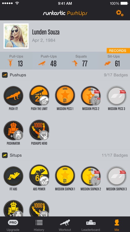 Push Ups Counter & Trainer - Runtastic screenshot-4