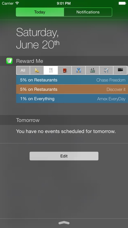 Reward Me - Credit Card Cash Back Tracker