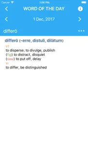 collins latin dictionary iPhone Captures Décran 1