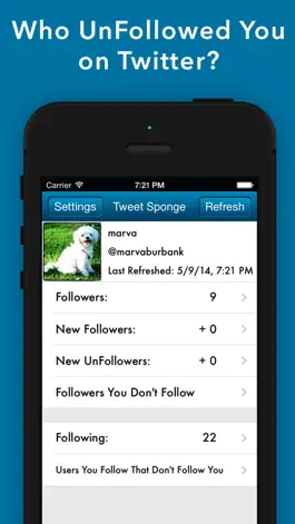 Game screenshot Tweet Sponge - UnFollow Stats mod apk