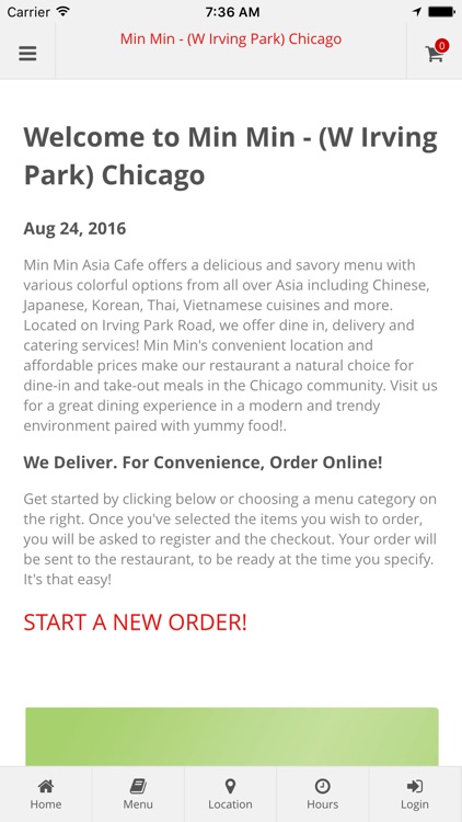 Min Min Asian Cafe Chicago Online Ordering