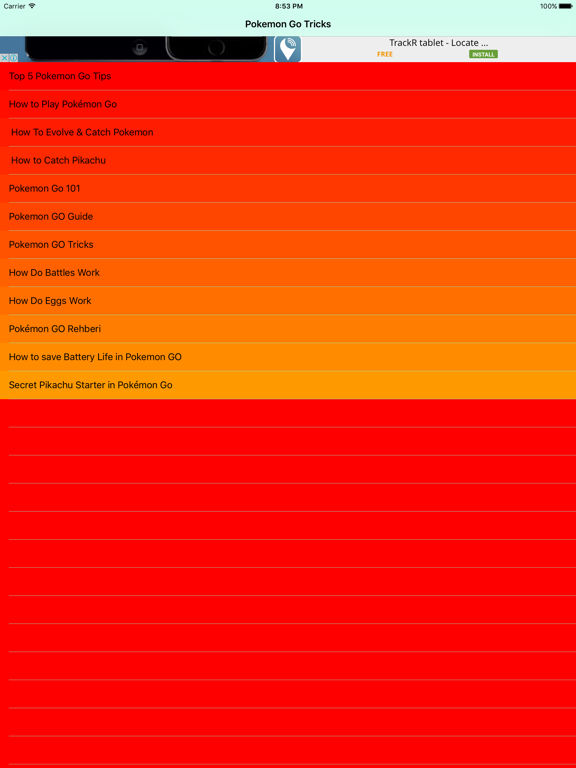 guide for catch pokemon