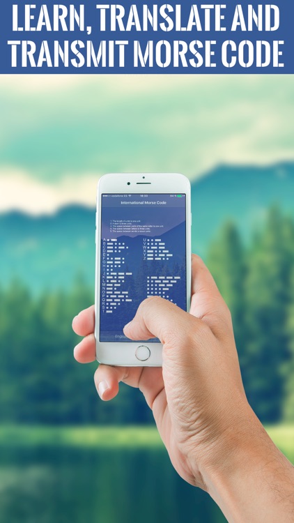 Morse Code Pro - Learn, translate and transmit words with flashlight