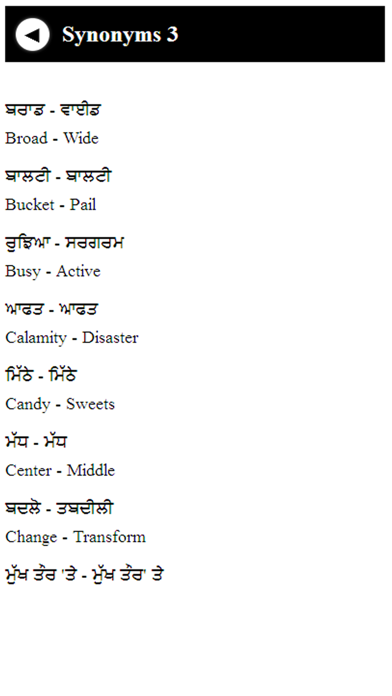 punjabi english speaking course iPhone screenshot 5 - Education app