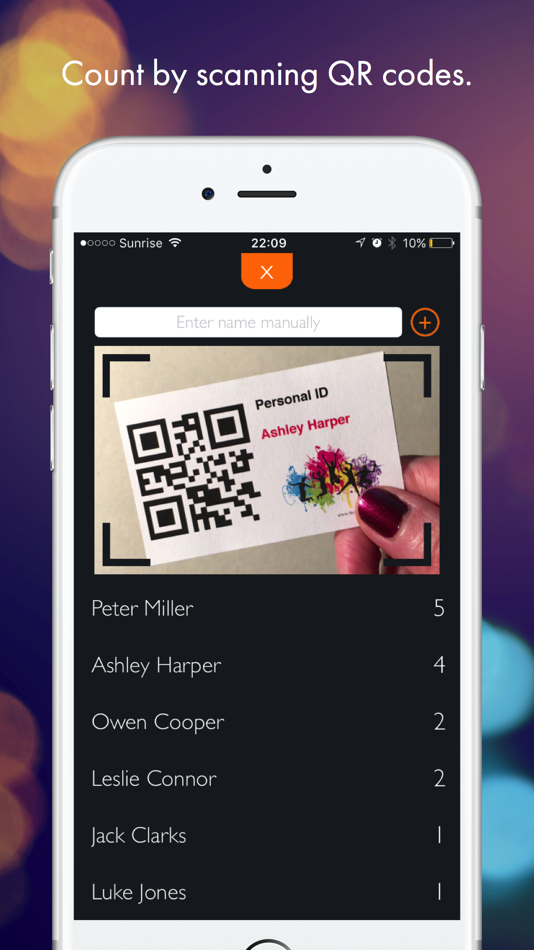 #1. QR Counter (iOS) By: Ursin Tanner