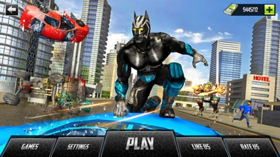 Screenshot #1 pour Panther Superhero City Battle