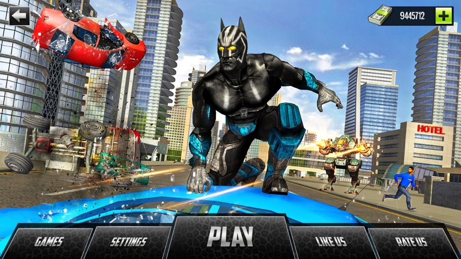 Panther Superhero City Battle - 1.3 - (iOS)