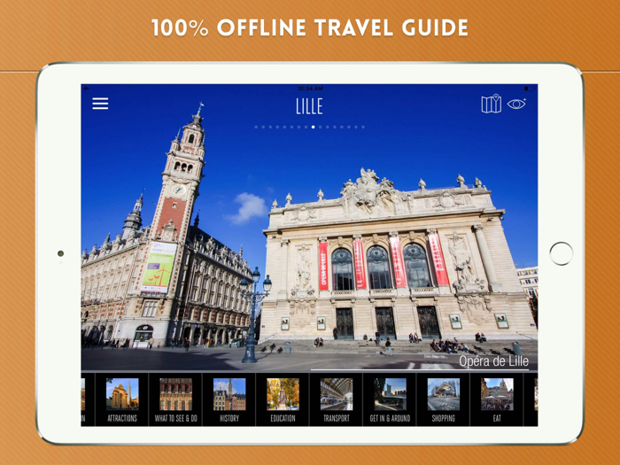 Lille Travel Guide and Offline City Map and Metro