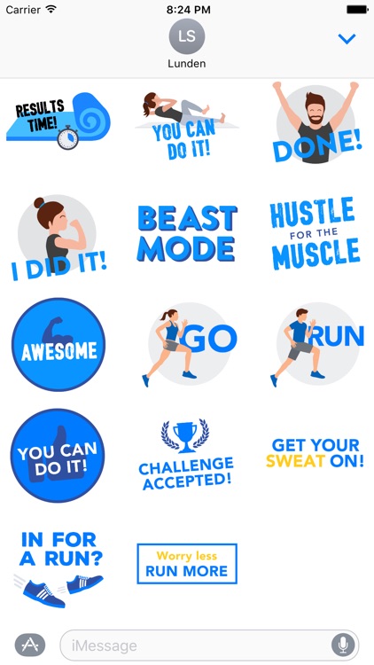 Runtastic Stickers - Inspire & Motivate