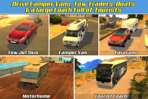 RV & Boat Towing Parking Simulator Real Road Car Racing Drivingのおすすめ画像2