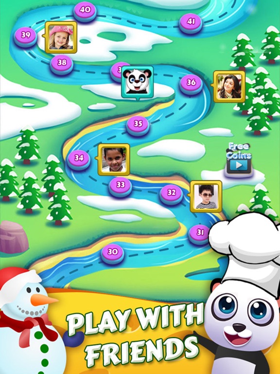 Screenshot #6 pour Panda Kitchen Story - Cookie Smash Match 3