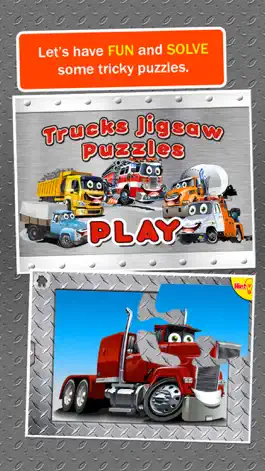 Game screenshot Trucks Jigsaw Puzzles: Kids Trucks Cartoon Puzzles mod apk
