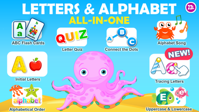 Letter Quiz Alphabet Learning Games & Flash Cards screenshot 1