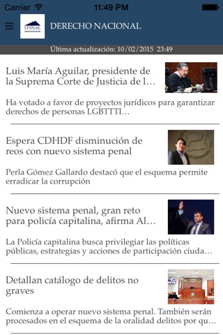 Lexnal Diario screenshot 4