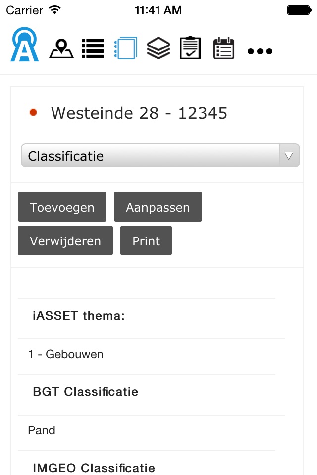 iASSET screenshot 2