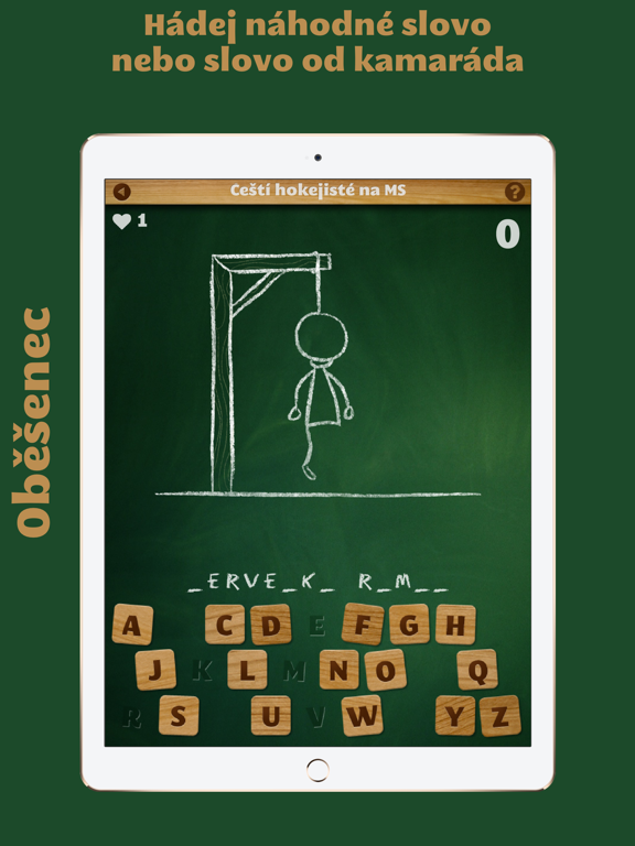 Screenshot #4 pour Oběšenec - Český Hangman