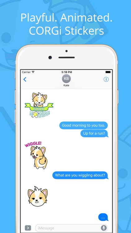 CORGi Stickers for iMessage