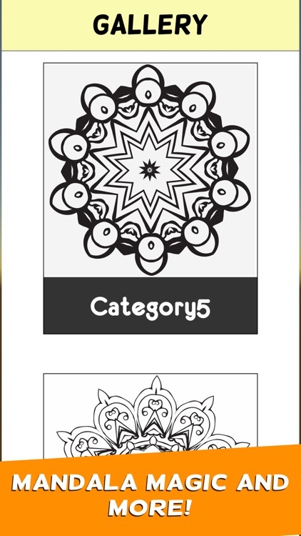 Adult Mandala Coloring Book Therapy Stress Relief