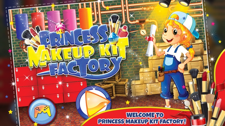 Princess Makeup Kit Factory – Make parlor products in this beauty salon game for kids
