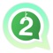 You can use WhatsApp on your iPad with this app and you can also have 2 numbers of WhatsApp in your iPhone or one account on two devices, if you like
