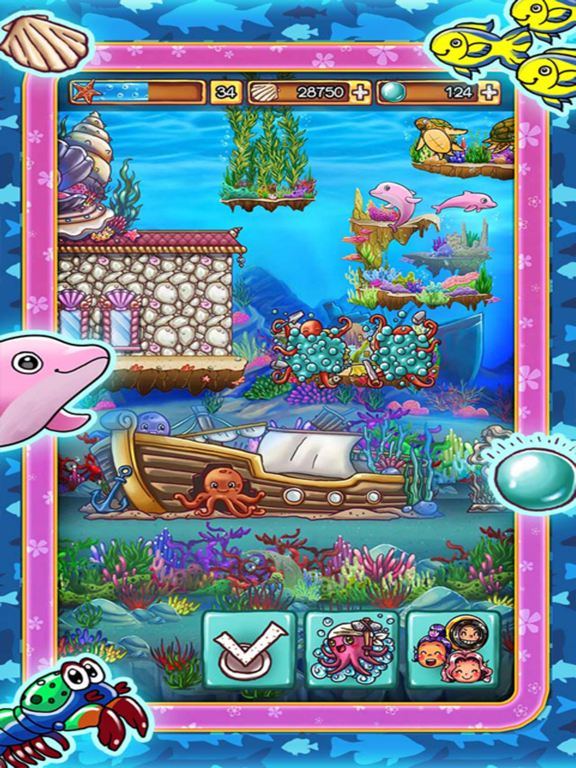 Screenshot #5 pour Aquarium Island: Build kingdoms of ocean life