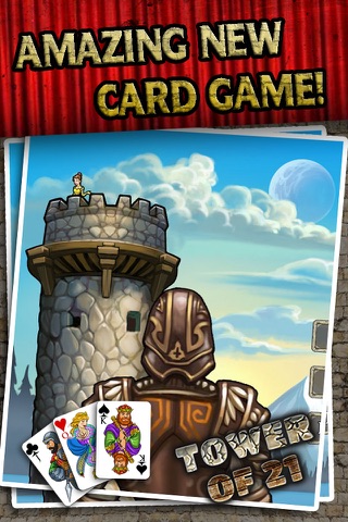 Tower of 21 Card Game FREE screenshot 3