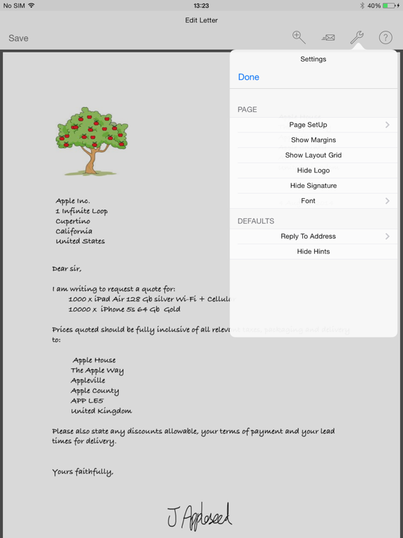 Quick Letters Pro - for Personal & Business Lettersのおすすめ画像3