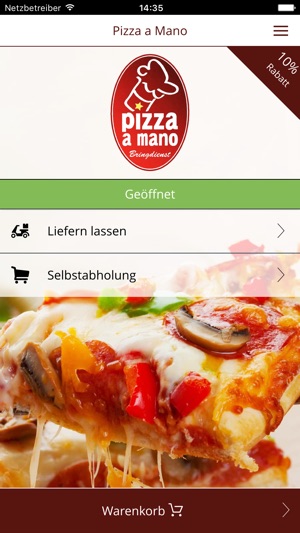 Pizza a Mano