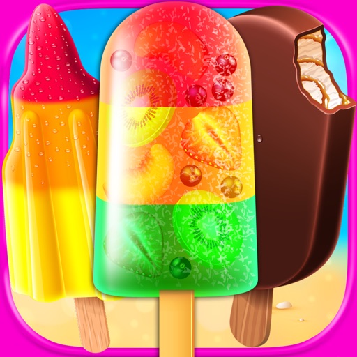 Ice Cream Popsicles & Frozen Dessert Games - Kids Ice Cream Truck & Beach Food Maker FREE