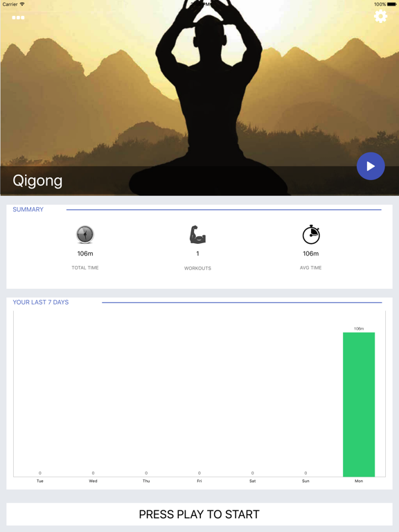 Screenshot #4 pour Qigong Workout Challenge Free - Gain longevity