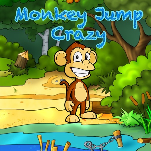 Monkey Jump Crazy Icon