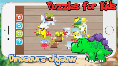 Dinosaur Puzzles Games Free - Dino Jigsaw Puzzle Learning Games for Kids Toddler and Preschool screenshot 4