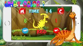 Game screenshot Colour Skills Test Dinosaur for Kid 2 3 4 Year Old hack