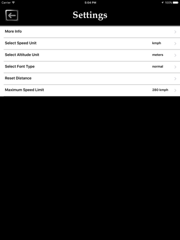 Speedometer : Analogue & Digital iPad screenshot 4 - Navigation app